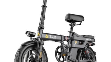 ZSUN 독일 접이식 전기자전거 리튬배터리 경량형 대용량 배달용 출퇴근용 전동 전기 자전거 스포츠형