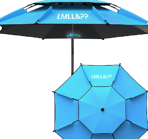 LMLL&PP 특대형 이층 꺽임 3단 접식 낚시파라솔 캠핑 낚시 야외용품 각도조절 방풍 각도 조절 가능 최대우산면 2.6M