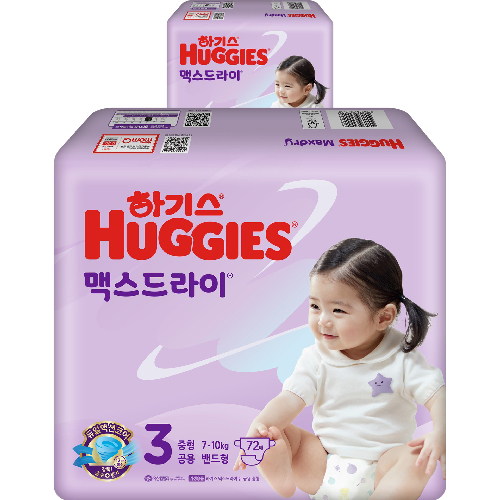 하기스 NEW 맥스드라이 밴드형 남여공용 중형 3단계(7~10kg)