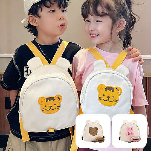 뽀뽀뽀 아동복 유아 동물원 백팩 키즈 아동 어린이 나들이 가방 끈