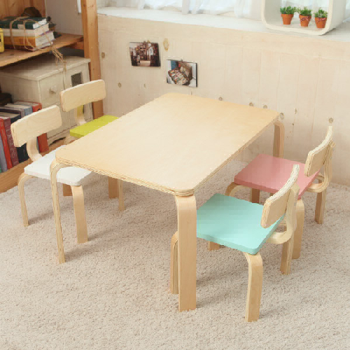 일루일루 프로스 어린이 책상세트 스퀘어형 (책상1개+의자2개)