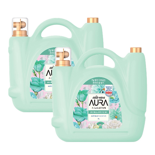 샤프란 AURA 용기 스모키머스크향 5.5L*2개, 5.5L, 2개