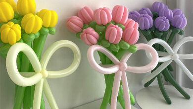 DIY 요술풍선 튤립 꽃다발 만들기 by 파티아일랜드