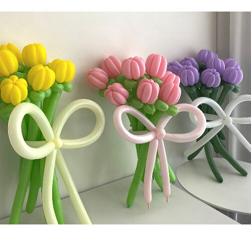 DIY 요술풍선 튤립 꽃다발 만들기 by 파티아일랜드