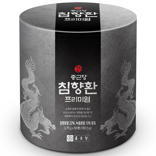 종근당 침향환 프리미엄 침향22% 녹용10% 3.75g x 50환, 187.5g, 1개