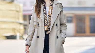 ANYOU 여성코트 하프 코트 재킷 정장 자켓 하프 트렌치코트