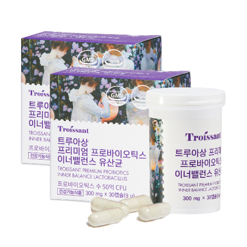 트루아상 프로바이오틱스 여성 질 유래 50억 유산균 300mg x 30캡슐