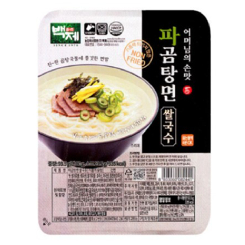 백제 쌀국수 파곰탕면 93.5gx12개, 93.5g, 12개