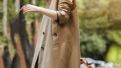 ANYOU 가을 여성코트 정장 자켓 트렌치 코트