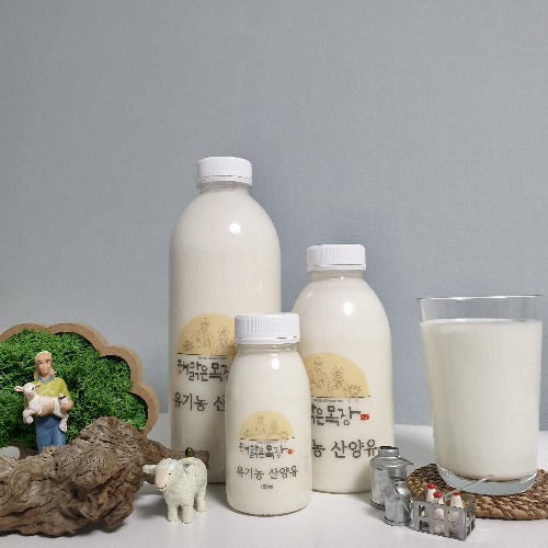 유기농산양유 100% 해맑은목장 산양유단백질 산양우유 (농식품부 장관상 수상), 180ml, 10개