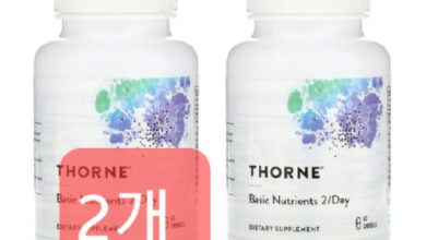 ThorneResearch basic nutrients 2-day 비타민 60캡슐