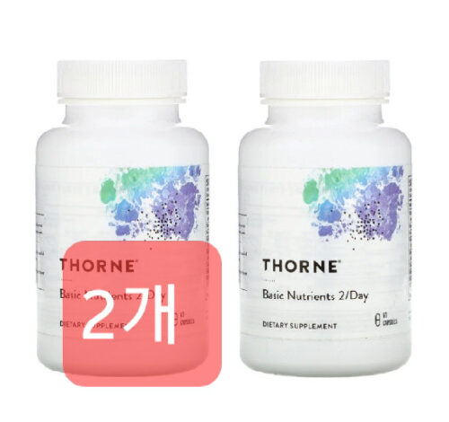 ThorneResearch basic nutrients 2-day 비타민 60캡슐