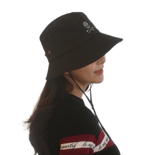 힙스타 여성용 보석 벙거지 모자, 블랙