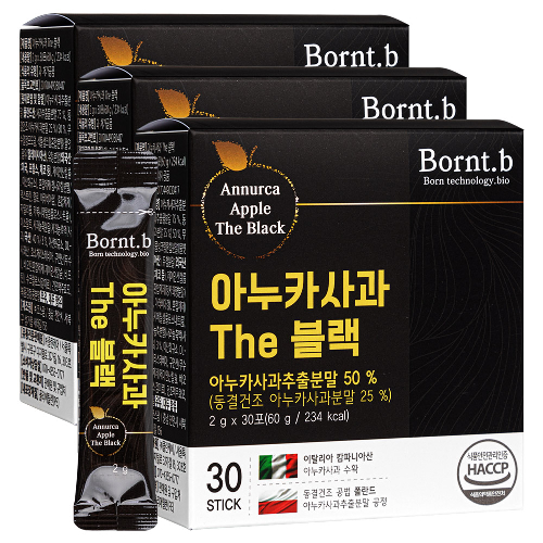 본트비 아누카사과 추출분말 The 블랙 비오틴 30p