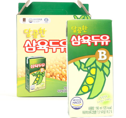삼육두유 달콤한 두유 B, 190ml, 16개