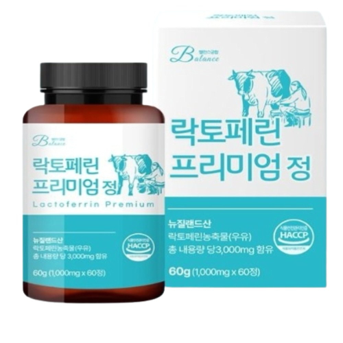 밸런스궁합 락토페린 프리미엄 정 3000mg 60정