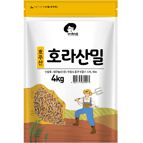 엉클탁 호주산 호라산밀, 4kg, 1개