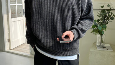 제인드 라운드 맨투맨 남자 세미 오버핏 스웨터 긴팔 이너 티셔츠 봄 가을 겨울 옷 코디