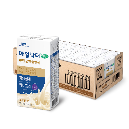 [본사직영] 셀렉스 매일닥터 완전 균형 영양식 고소한맛, 24팩, 190ml