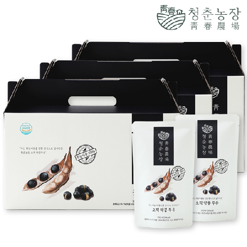 청춘농장 오직 약콩두유, 190ml, 60개