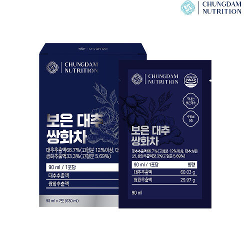 청담뉴트리션 보은 대추 쌍화차, 1개, 7개, 90ml