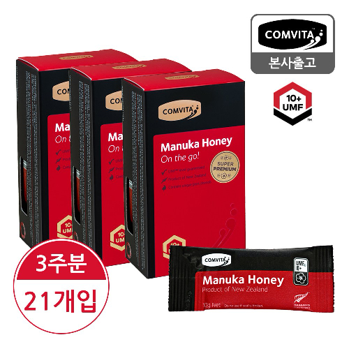 콤비타 UMF10+ 마누카 꿀스틱 사셰 7입 x 3박스 (3주일분), 단품, 단일상품