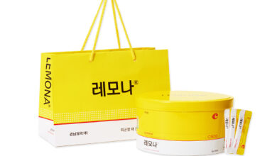 경남제약 레모나산 틴케이스 120포 + 쇼핑백