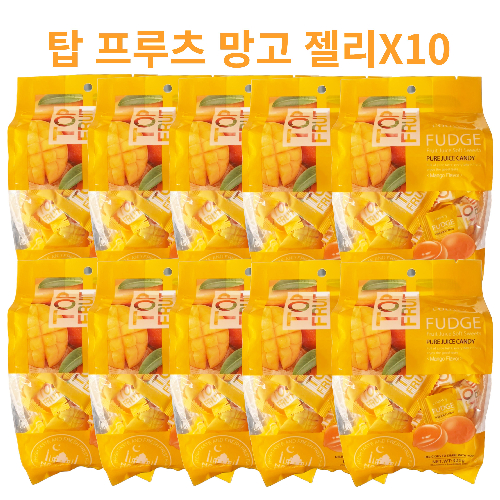 베트남 TOP FRUIT 망고 젤리 320g x10