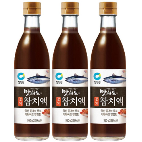 청정원 맛선생 꽃게 참치액