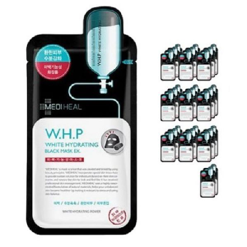 메디힐 WHP 미백수분 블랙 마스크팩 EX 1BOX (10ea)