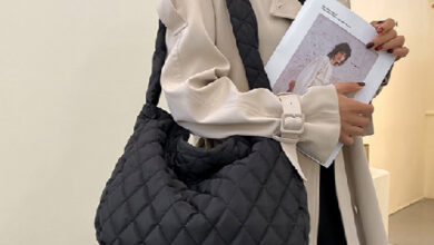 온업 여성 숄더백 무지 도트백 누빔 크로스백 가방