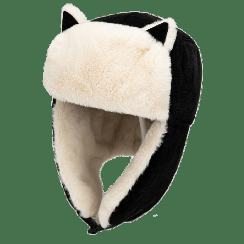 PCTN 남녀공용 고양이귀 군밤장수모자 방한모 군고구마모자 귀다리모자 귀달린털모자 귀달이방한모자 Winter Earlobe Hat
