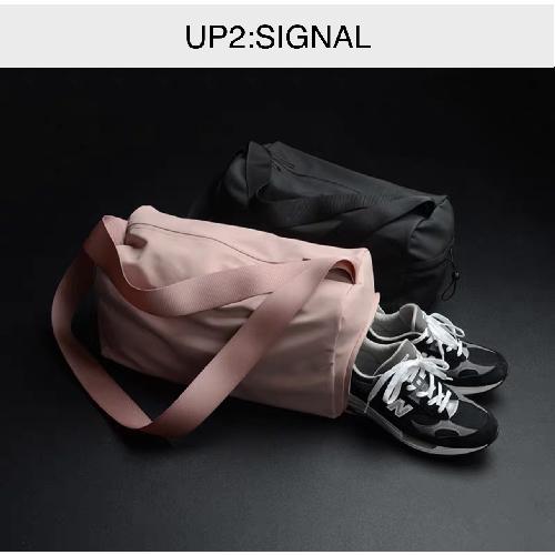 UP2:SIGNAL 스포츠 크로스백 헬스가방 요가가방 운동가방 보스턴백, 무광그레이