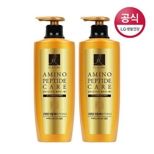 엘라스틴 아미노펩타이드 고영양 모발케어 컨디셔너 600ml, 2개, 600ml