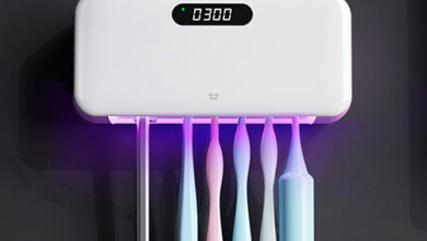 소소 가정용 무선 칫솔 살균기 UV 히팅 살균 건조 USB 충전식 벽걸이 DG-ST02, 화이트(DG-ST02), DG-ST02