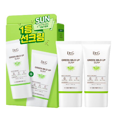 닥터지 그린 마일드 업 선 플러스 SPF50+ PA++++, 35ml, 2개