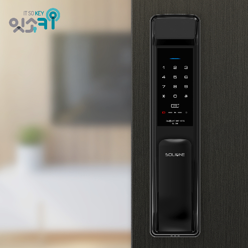 IoT 스마트 도어락 잇소키 (SL-760) 푸시풀 도어락 (Wi-Fi/하이원플러스/카드키/지문), SL-760RWNK(비지문)