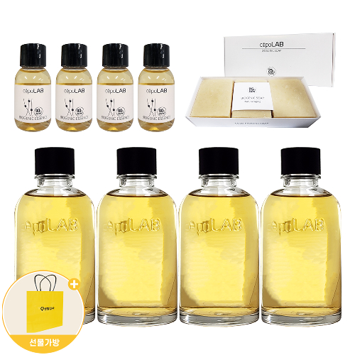 [생활집사 세포랩set] 세포랩 바이오제닉 에센스 155ml x 4 + 30ml x 4 + 세포랩 바이오제닉 솝 x 3 + 생활집사 선물가방 세포랩패키지 선물세트