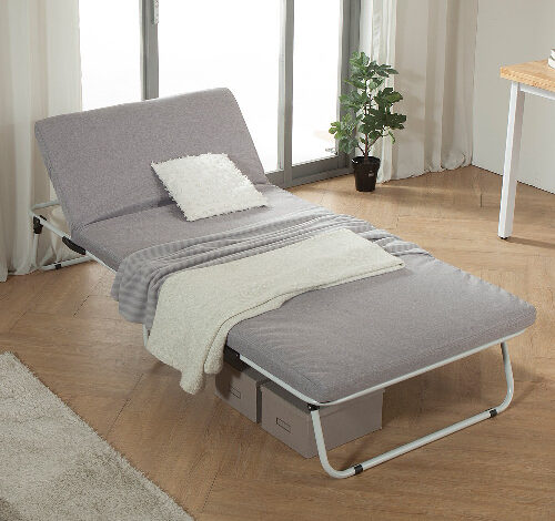 1인용 좁은방 공간활용 폴딩 베드 휴대용 접이식 간이 침대