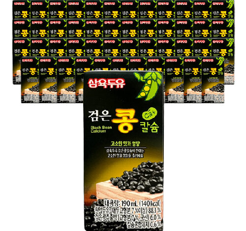 삼육두유 검은콩칼슘 190ml 24입 48개