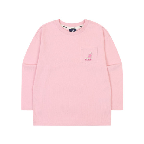 [캉골키즈]AQACRT00130PK 포켓 로고 클럽 티셔츠 0013 핑크