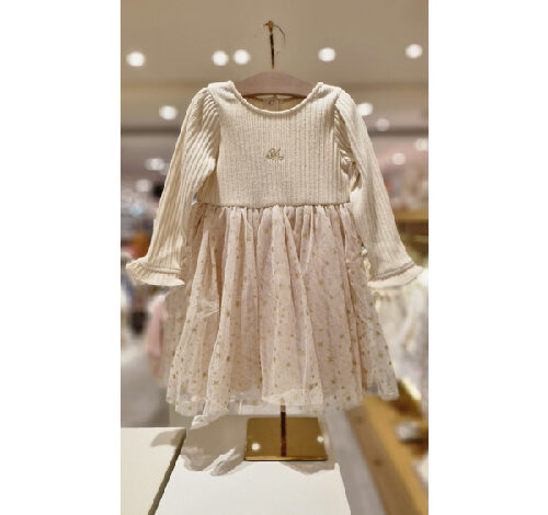 (밍크뮤10) 23FW HK (BE)골지샤인원피스 스페셜 드레스 33A1540008