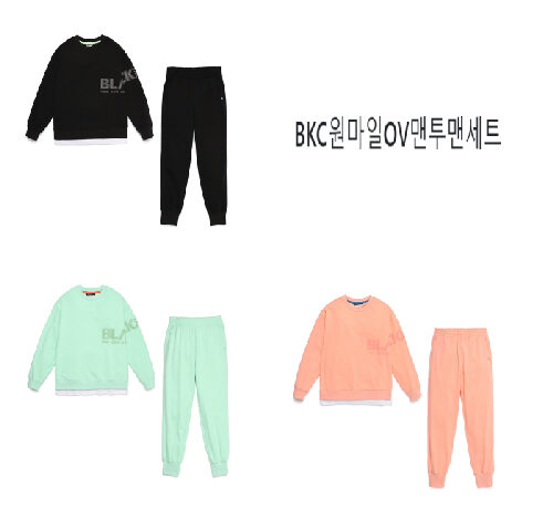 블랙야크키즈 BKC원마일OV맨투맨세트 1BKSES2903