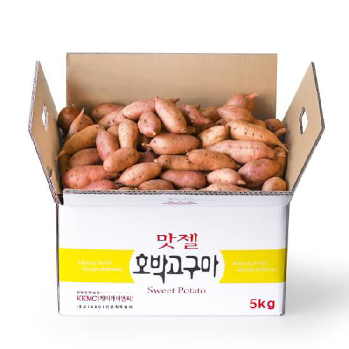 [맛젤] 황토 호박고구마 한입사이즈 5kg (고구마 전문기업)