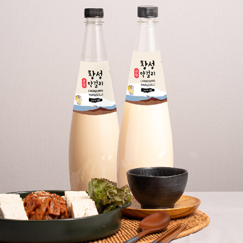 창성 국내산 쌀로 만든 분말막걸리 키트 DIY 무아스파탐 4병(케이스 포함), 4개, 110g