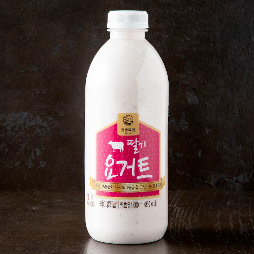 강훈목장 수제요거트 딸기, 1000ml, 1개