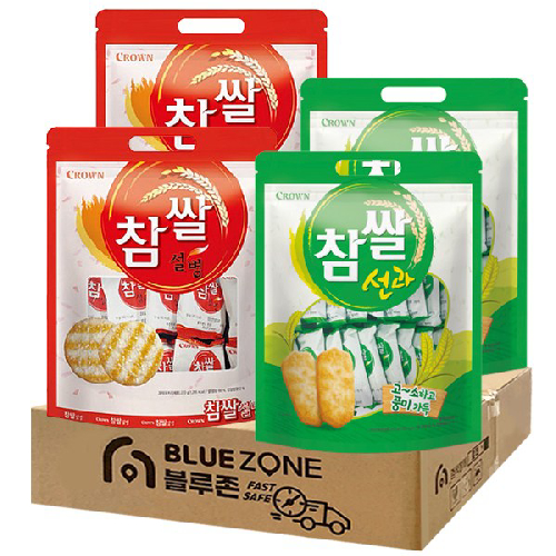 블루존크라운 참쌀선과 253g x 2개 + 참쌀설병 270g x 2개 2+2세트, 1세트