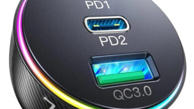 [티파스] 차량용 3포트 초고속 시거잭 충전기 C타입 70W PD3.0/QC3.0