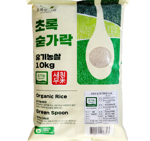 초록숟가락 유기농 국내산 새청무 쌀, 1개, 10kg