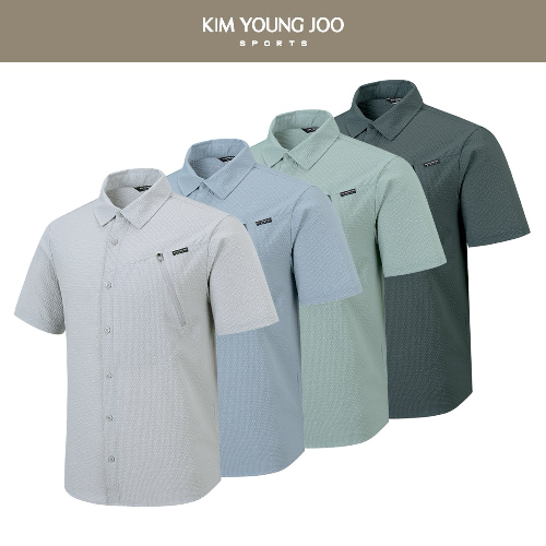 [봄여름용]김영주스포츠 남성 시어서커 셔츠 MT651